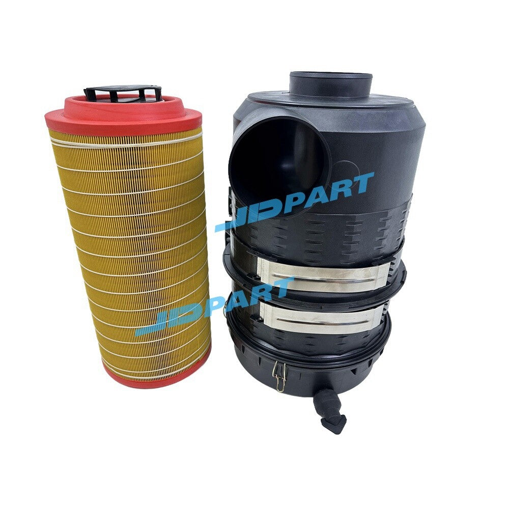Complete stock of 264-3762 C25710 air filter assembly for Caterpillar C7 engine.