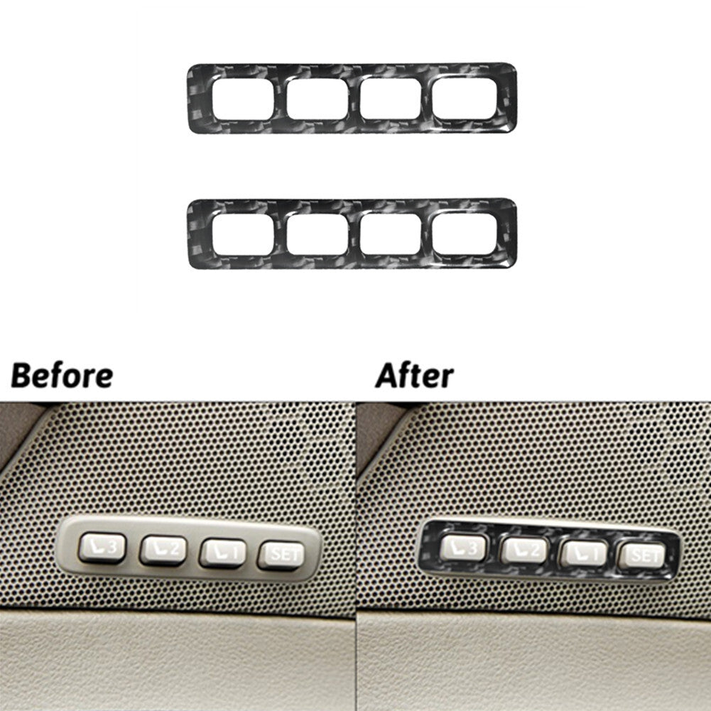 for Lexus IS 2006-2012 250 350 Carbon Fiber Inner Door for Seat Adjust Button Trim