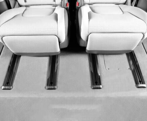 2022-24 Fit for Kia Carnival Black for Seat Adjust Sliding Rail Guard Cover Trim 8X