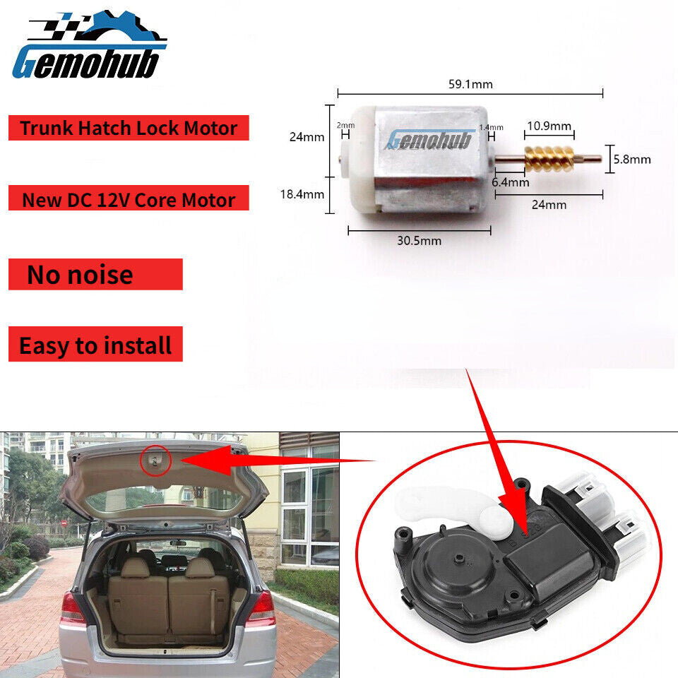 Tailgate Lock Actuator motor for Nissan 2007-2017 LEAF 07-2012 Versa