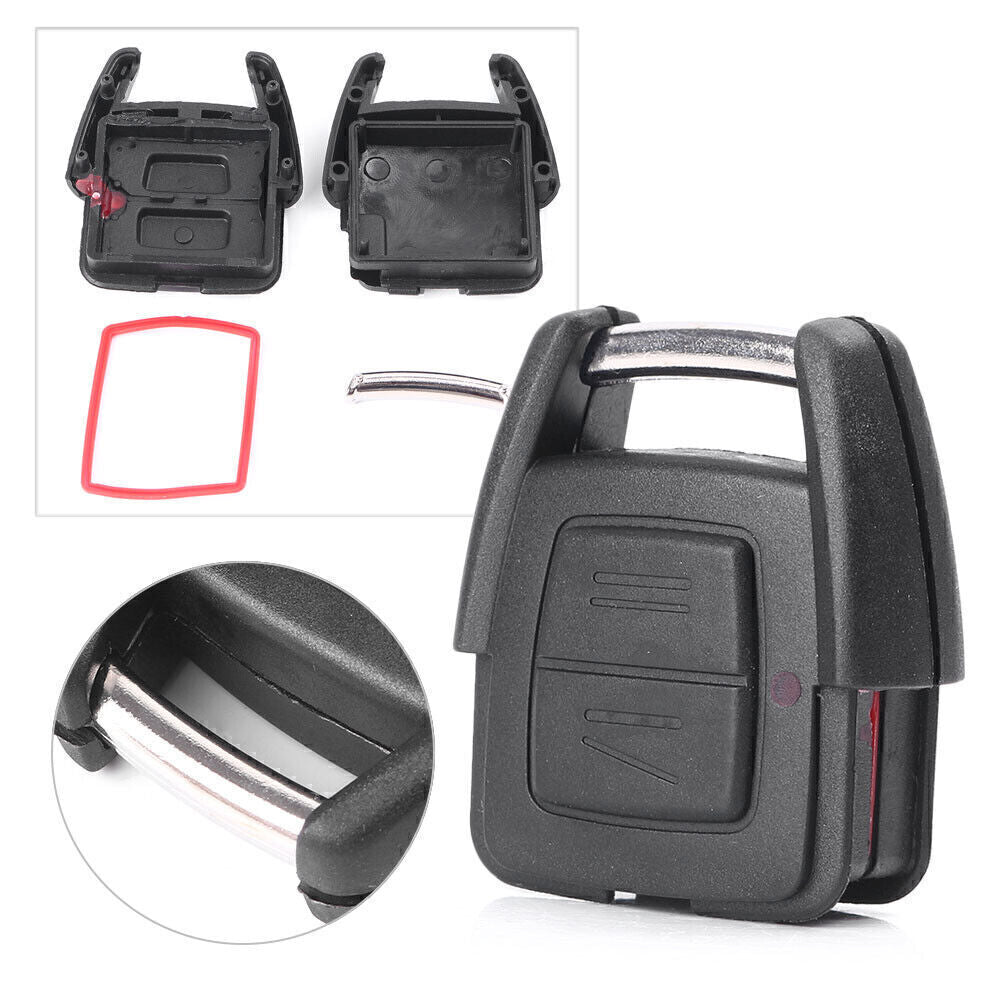 2 Button Remote Fob Case Key Shell Fit for Vauxhall for Opel Astra G Zafira Vectra C