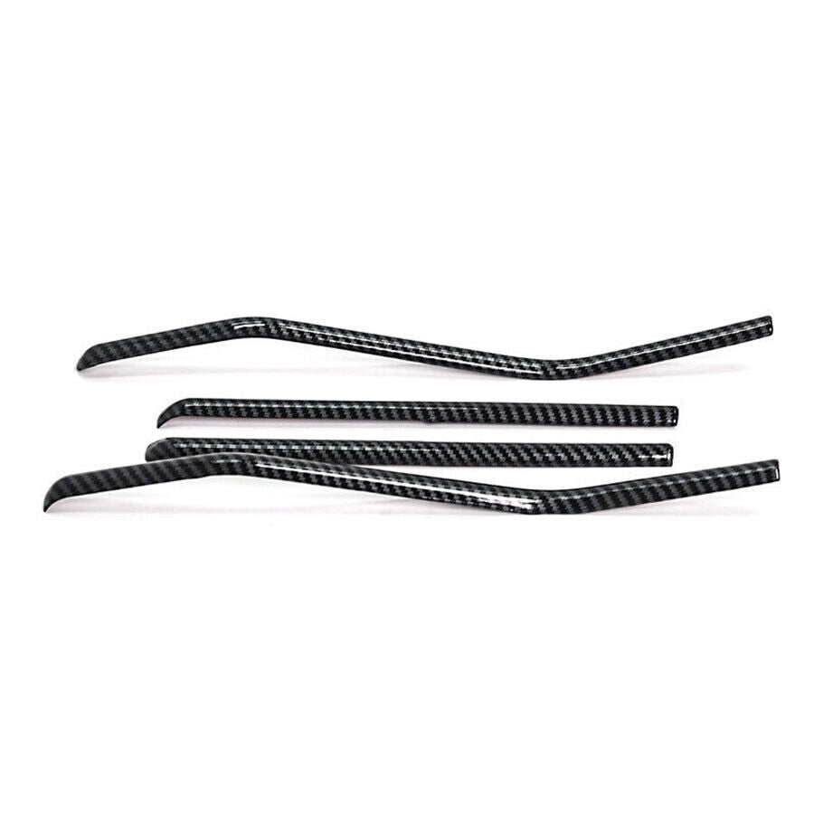 For Toyot@a Highlander 2020-2023 ABS Carbon Window Lift Panel Switch Strip Trim n