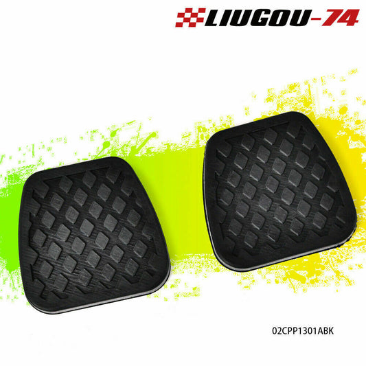 Pair of brake or clutch pedal pad protectors suitable for Honda Accord, for Civic,and CRV - Black Q