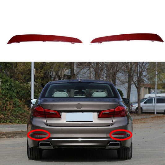 1Pair Rear Reflector Lamps Reflex Lights for BMW 5 Series G38 luxury 2018-2020 Q