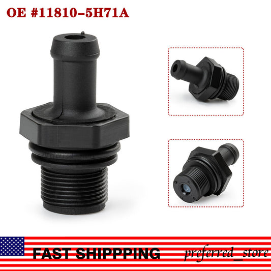 One brand new PCV valve 11810-5H71A, suitable for Versa 2009-2022, 1.6L and 1.8L models. v