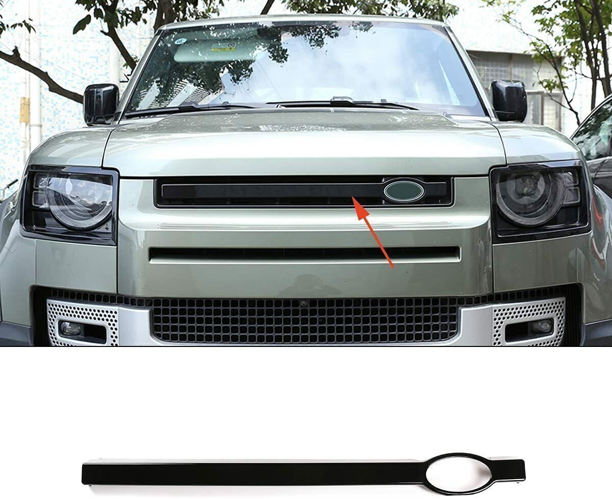 Black Front Grille Strip Trim Rod 20-23 Fits for Land Rover for Defender 90 110 B n