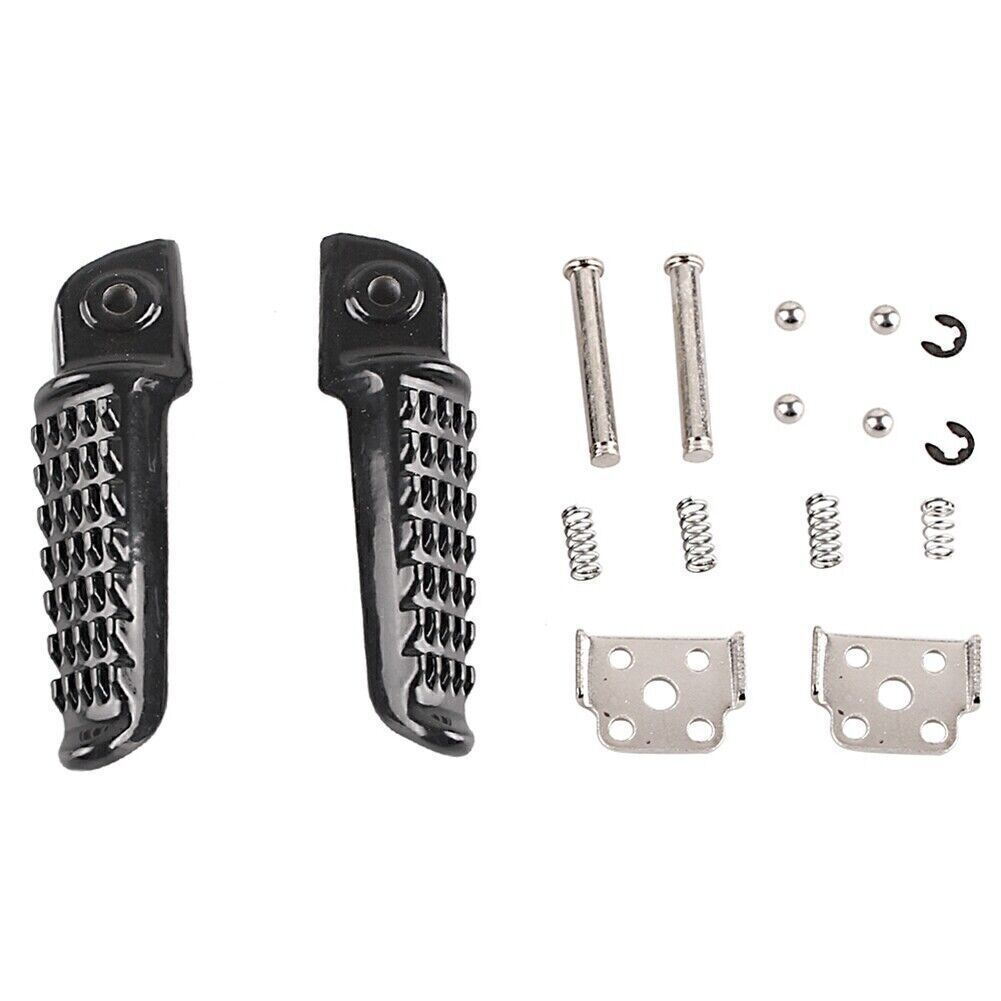 Rear Passenger Foot Pegs Footrest for Kawasaki EX650 ER6F 2006-2013 Black