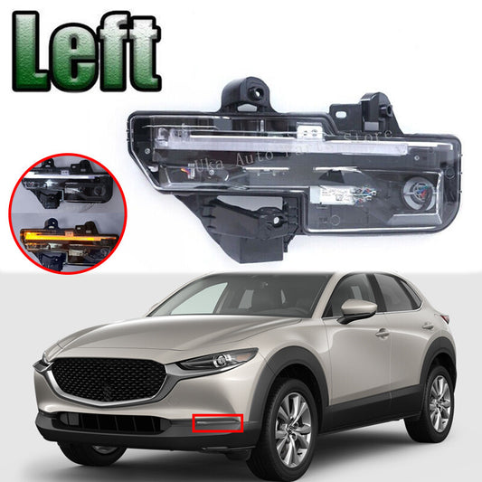 1Pc for Mazda CX-30 2020-2023 Left Fog Lamp Daytime Running Light Fog Light LED v