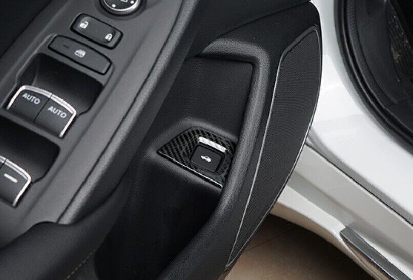 Refit for Honda Accord 2018-22 Carbon Fiber Back Door Tailgate Switch Cover Trim