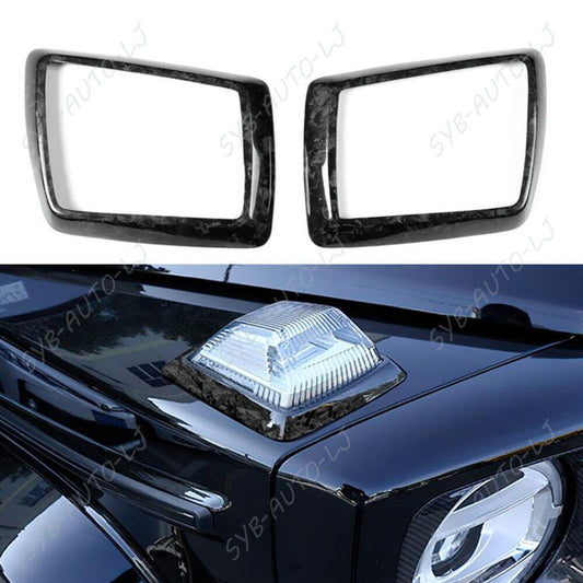 Forged Carbon for Benz G-Class W464 G500 G63 21-24 Hood Turn Signal Frame Cover n