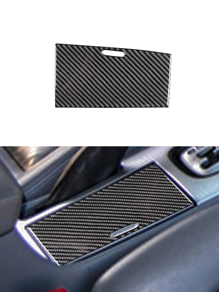 Red Carbon Fiber Side Tail Lamp Charging Port Cover Trim For Model 3/Y v