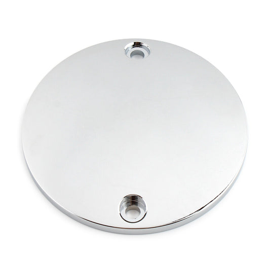 FIT for Harley Timing Ignition Timer 2Hole Chrome Domed Points Cover Softail Bigtwin Q