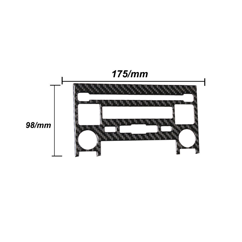 2Pcs Carbon Fiber Roof Reading lights Cover Trim For 2015-2021 for Hilux v