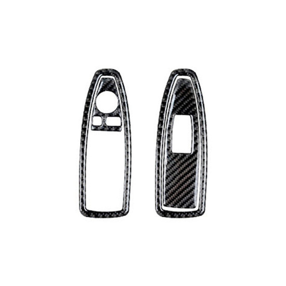 Red Carbon Fiber Rearview Mirror A-pillar Cover Trim For 718 2016-2022 v