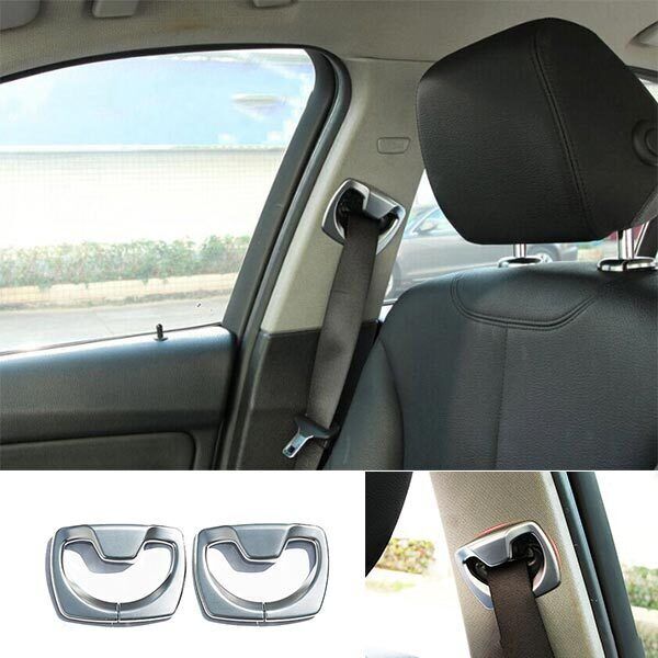 Interior for Seat Belt Buckle ABS Silver Cover Trim for BMW 3 4 Series GT 2013-2019