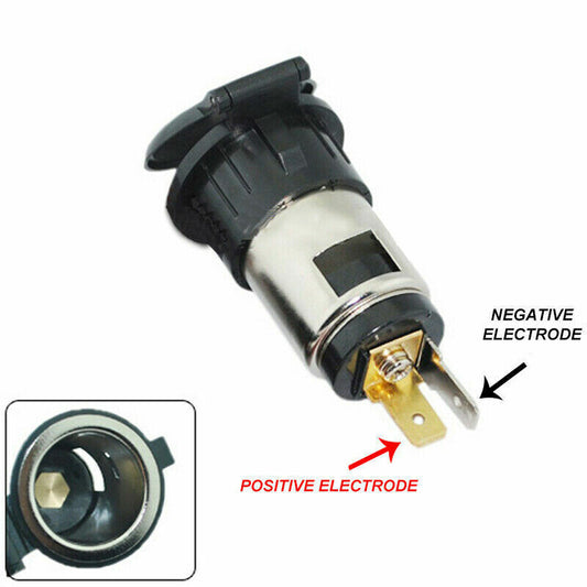 12V Car SUV Cigarette Lighter Socket, Lighter Power Plug, Socket Adapter with 40-inch