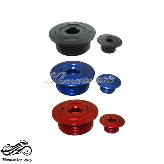 Aluminum Engine Plug Cover Set for Honda CRF 110F 250L 300L Grom Cub Monkey 125 Q