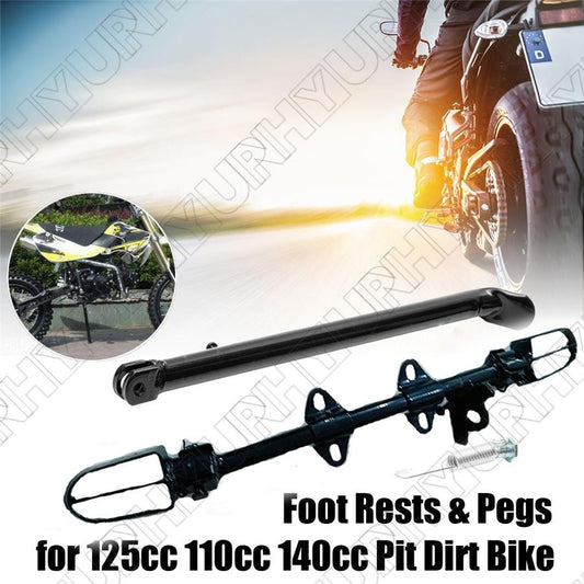 Motorcycle Pit Dirt Bike Foot Peg Footrest Kickstand 110cc 125cc 140cc Footpegs Q