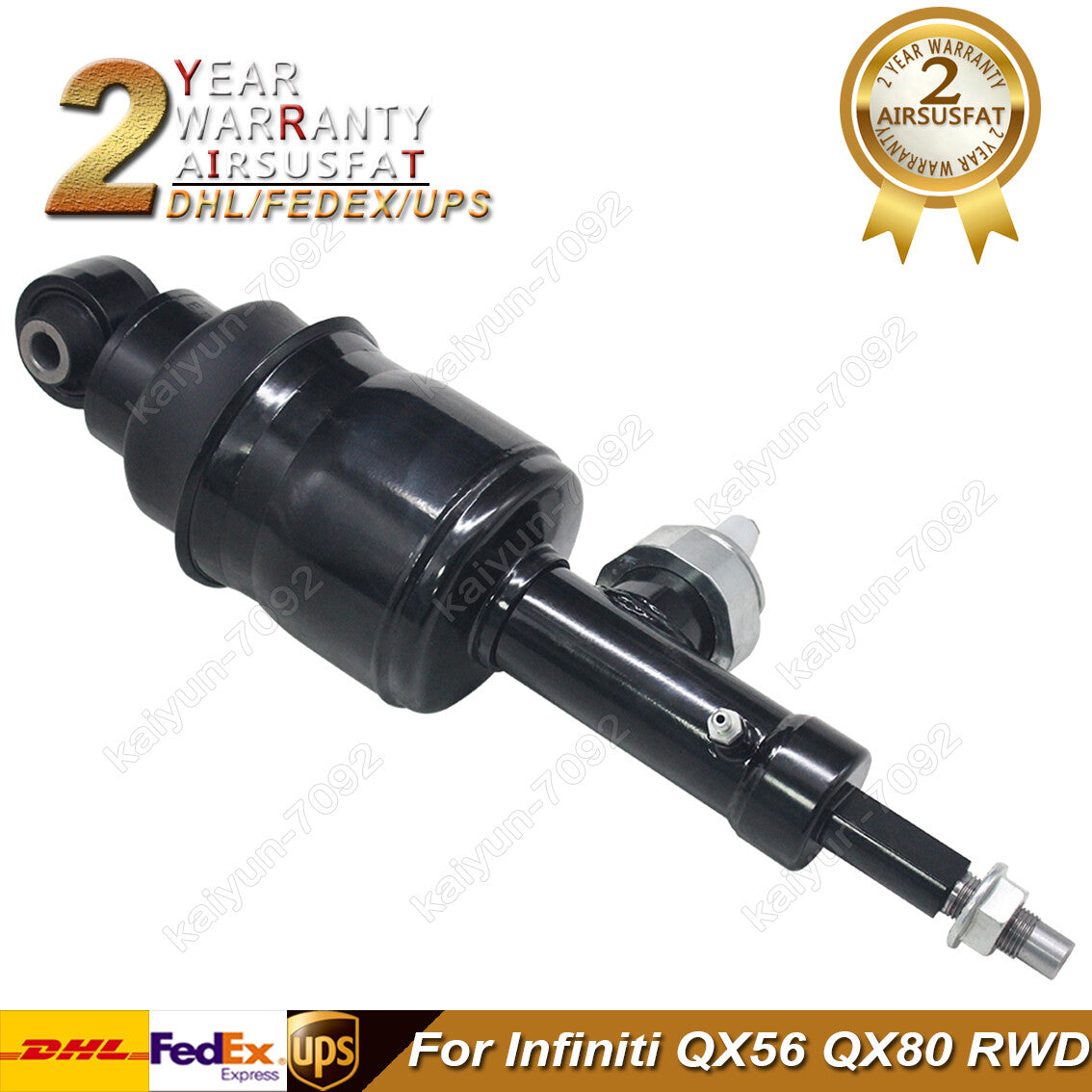 for Infiniti QX56 QX80 RWD Rear Left Air Suspension Shock Strut Assembly