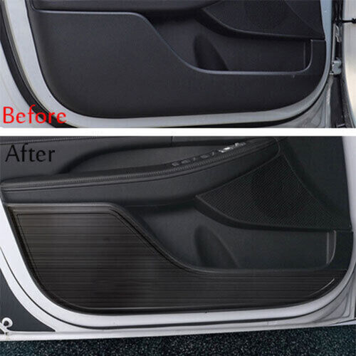 for Hyundai Sonata 2020-2023 Black Inner Door Anti-kick Panel Guard Cover Trim4