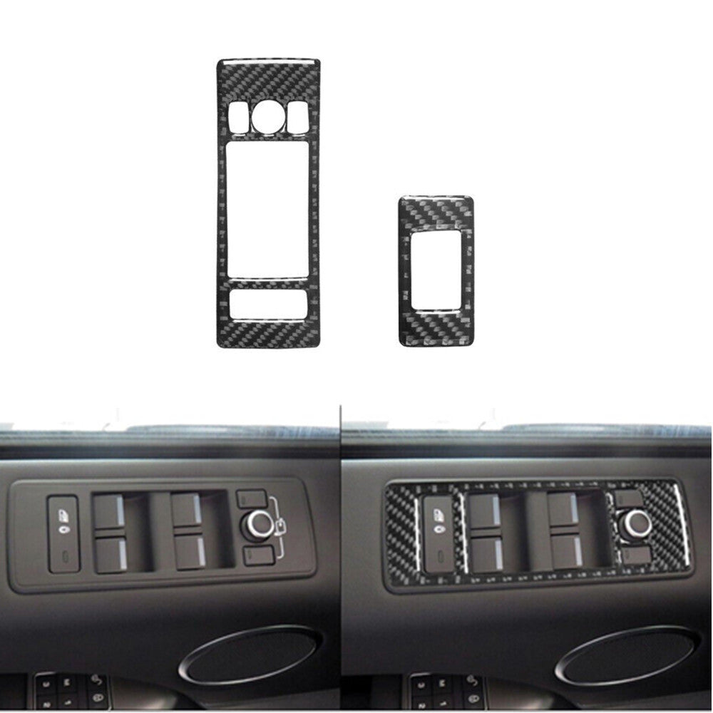 Red Carbon Fiber Interior Central Air Vent Outlet Cover for Lexus GS 2006-2011 v