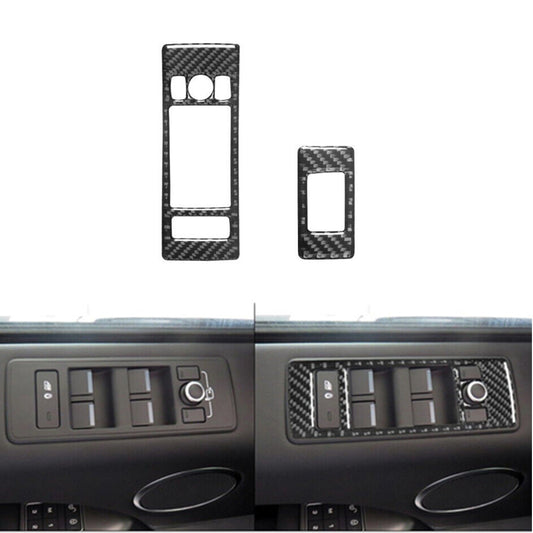 Red Carbon Fiber Interior Central Air Vent Outlet Cover for Lexus GS 2006-2011 v