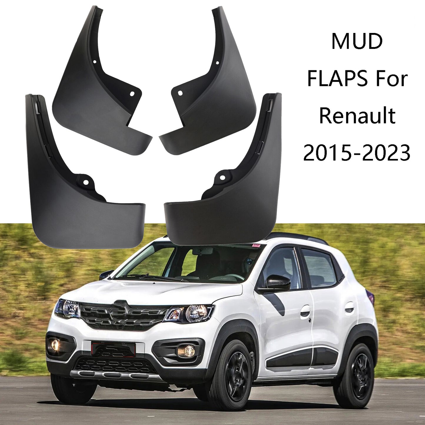 4x for Renault Kwid Front rear Splash Guards mudguards fender mud flap 2015-2023 Q