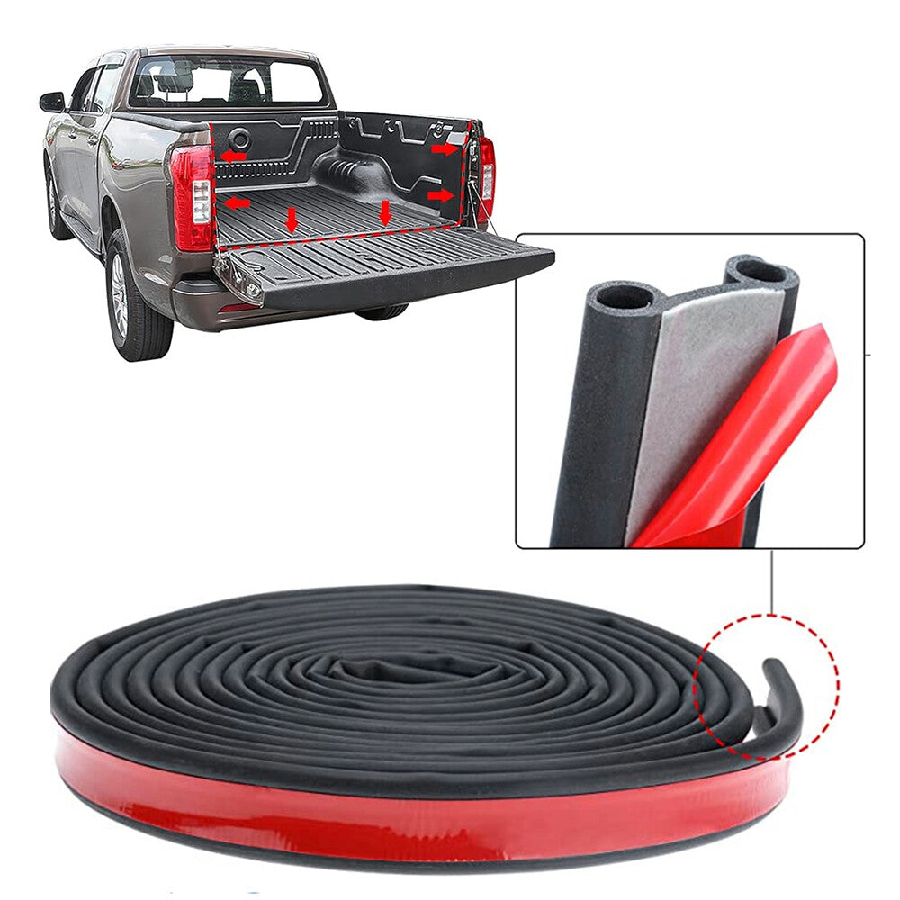 24.6 ft EPDM rubber weatherstripping suitable for Ram 1500 2500 truck tailgates. n
