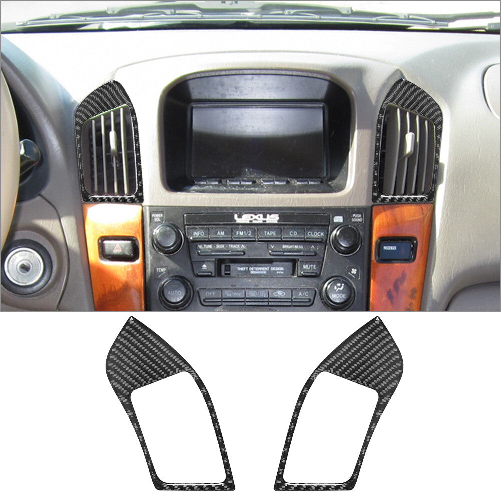 Red Carbon Fiber Left Of Dashboard Cover Trim for Subaru Outback Legacy 2015-17 v