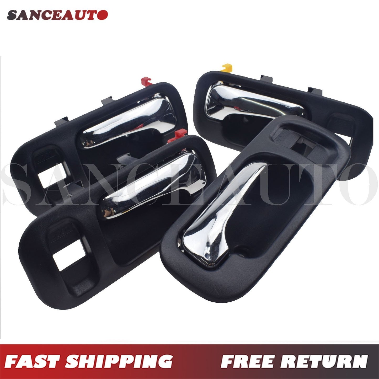 Black chrome 4-piece interior door handles for 1997-01 for Honda CRV 95-98 Odyssey n