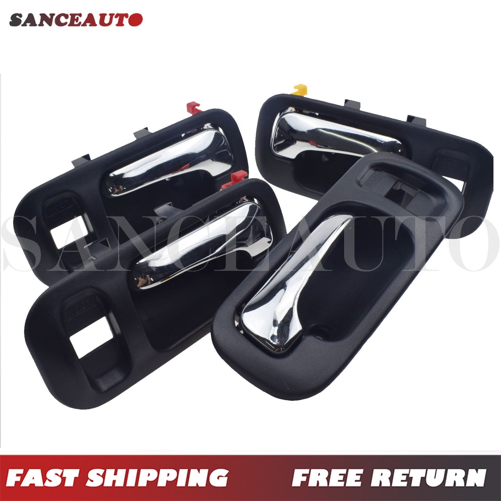 Black chrome 4-piece interior door handles for 1997-01 for Honda CRV 95-98 Odyssey n