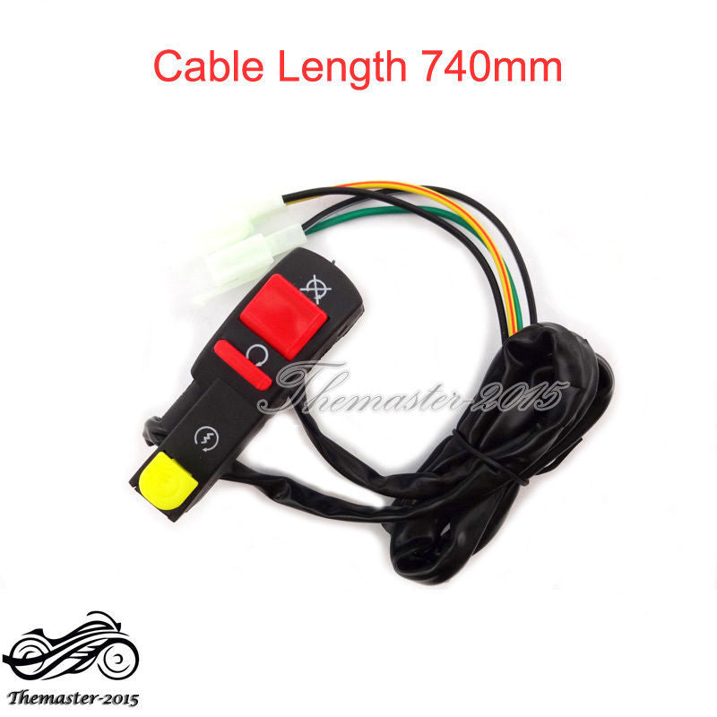 Kill Stop Starter Switch 50cc 110 125 150 200 250cc Electric Start Pit Dirt Bike Q