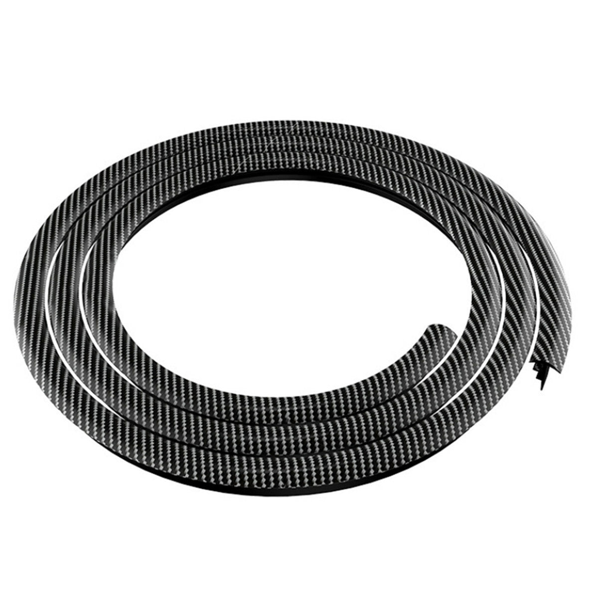 63 Rubber Car Dashboard Gap Filling Sealing Strip Sticker Carbon Fiber Look