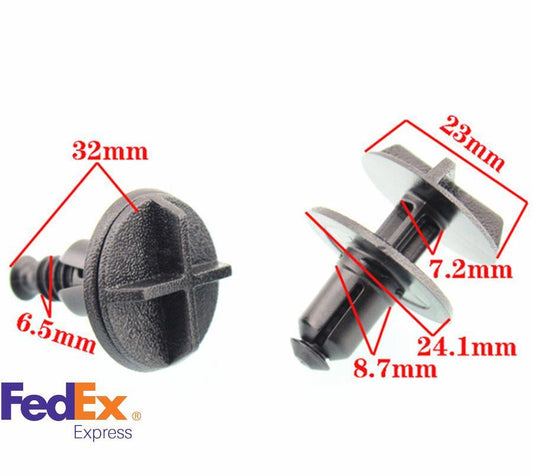 10pcs Car Bumper Tank Engine Cover Fender Fasteners for Jaguar XJLXF for Land Rover