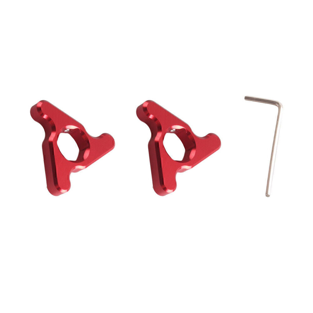 for Suzuki GSXR1000 SV1000/S Red 14mm Hexagon Anodized Fork Preload Adjusters Q