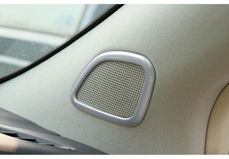 for Nissan Murano 2015-2021 Silver Matte Inner A Pillar Horn Frame Cover Trim 2