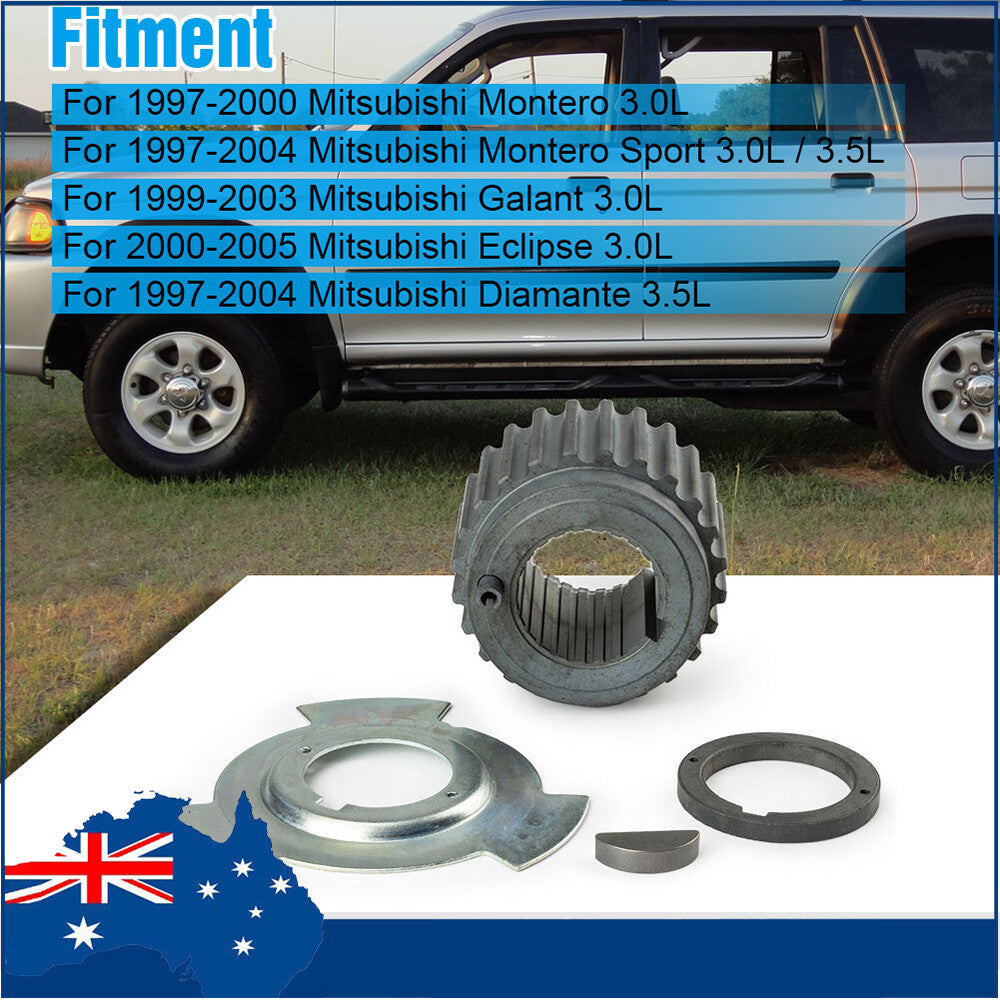 1X Crank Crankshaft Gear Sensor Blade+ Spacer Kit for Mitsubishi Montero Eclipse