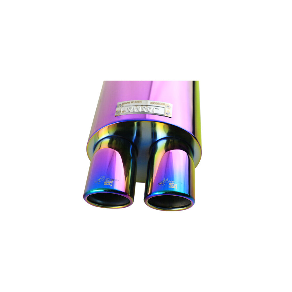 2.25 ID Dual 2.5 OD Sport Sound Muffler Tips Exhaust Tip Auto Resonator Tips