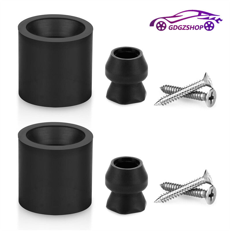 2 Set Trailer Door Holder Kit Low Profile Bumper Door Holder for Most RV Trailer Q