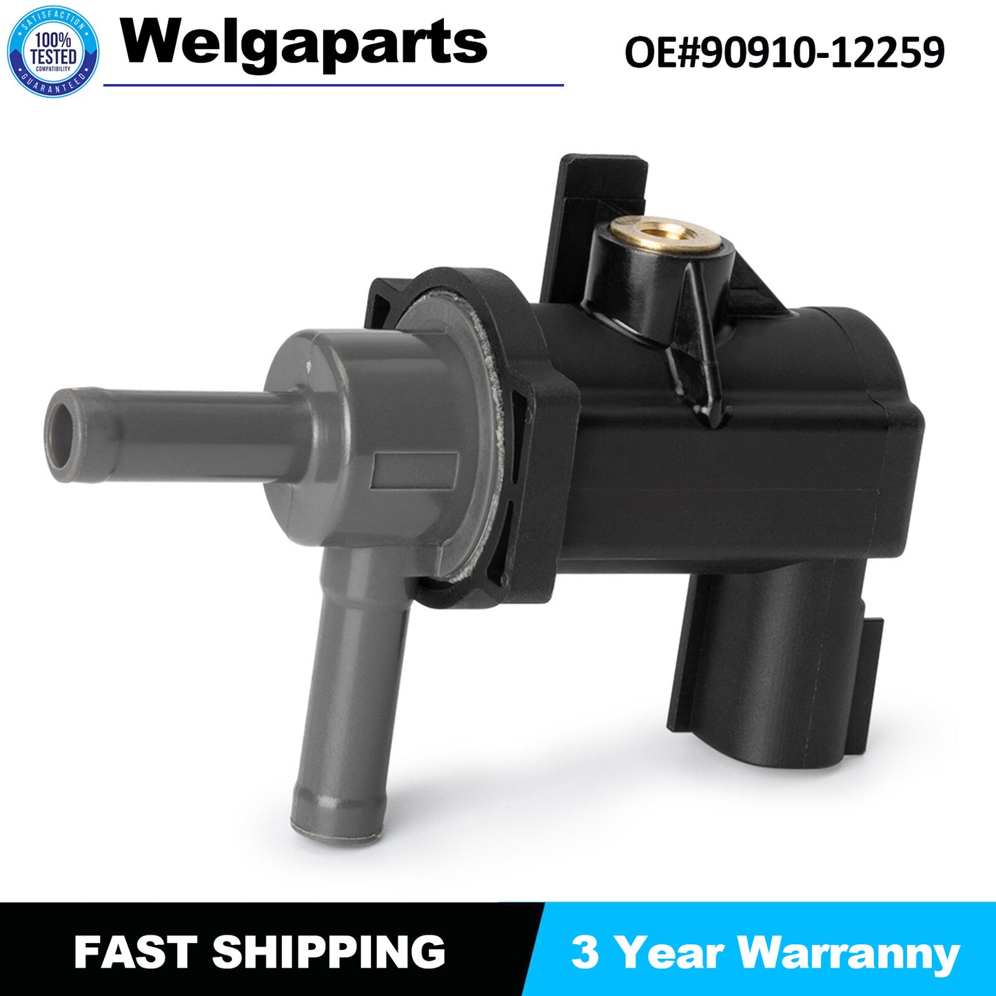 1xVapor Canister Purge Valve Solenoid 90910-12273 for Toyota for Corolla Prius for Lexus