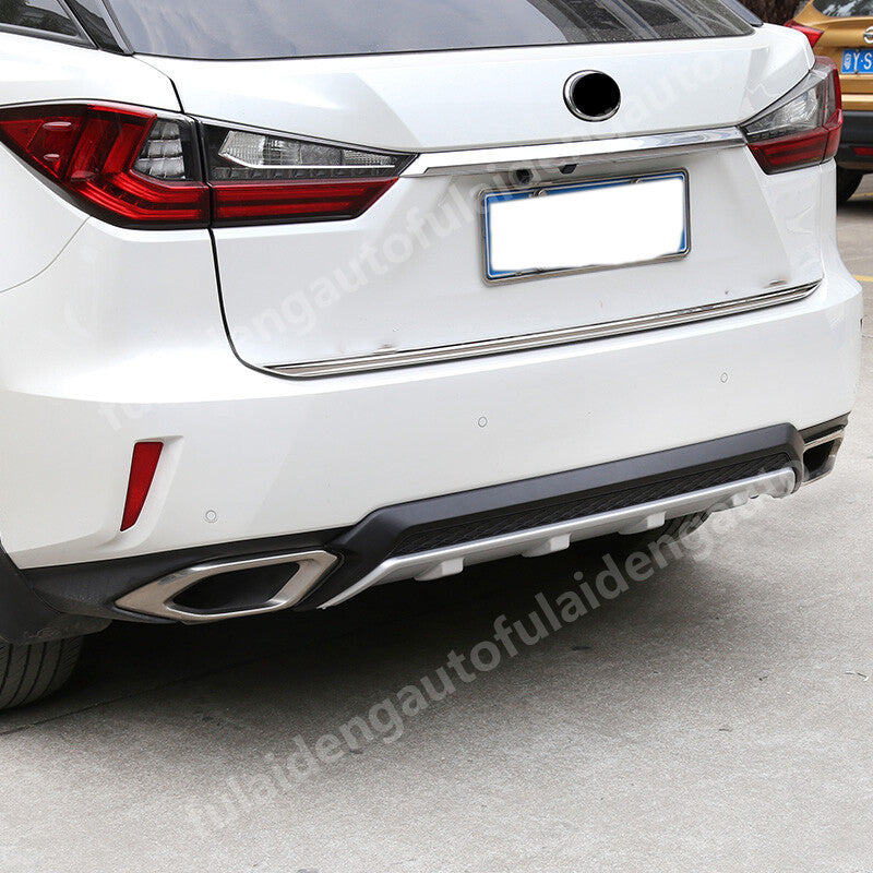 for Lexus RX350 2016-2019 Rear Bumper Lip Diffuser Spoiler Guard Cover trim