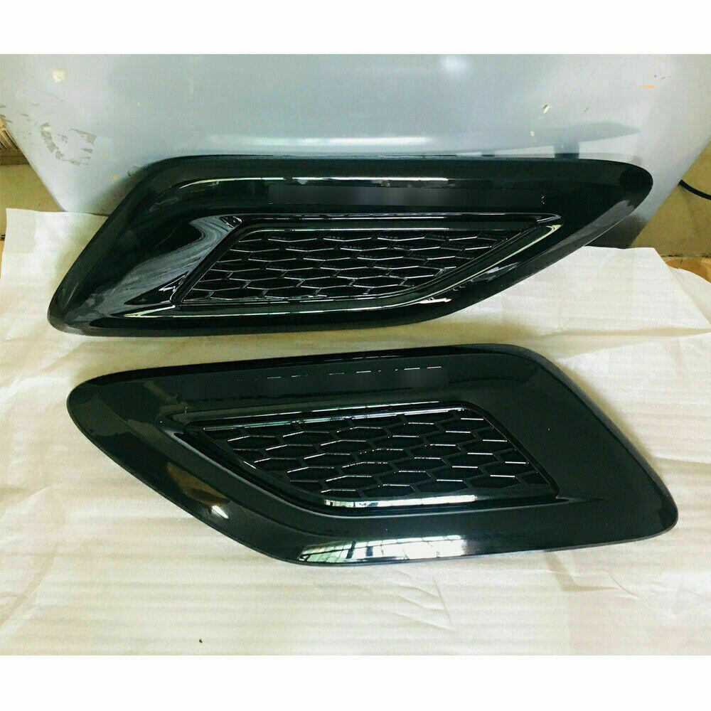 Front Bumper Grille W /Side Hood Vent Cover Fit for Range Rover Sport 2014-2017