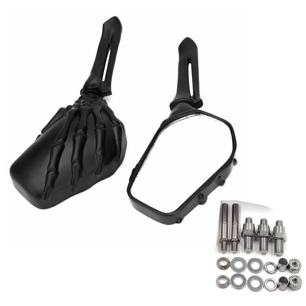 Motorcycle Skeleton Skull Hand Claw Side Mirror for Harley for Honda for Suzuki for Kawasaki