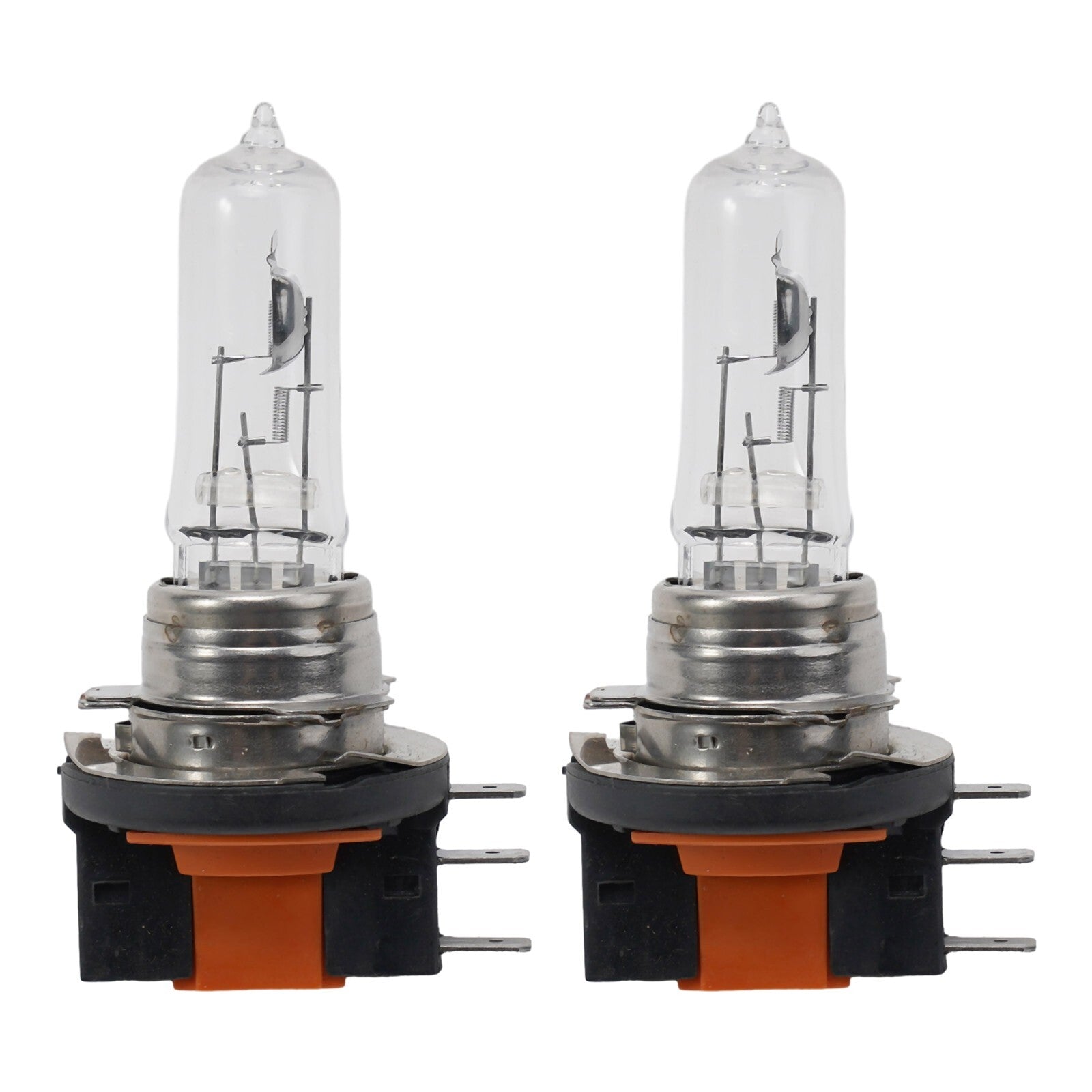 2x H15 12V 15/55W Halogen Headlight Bulbs For Car High Beam Bulbs