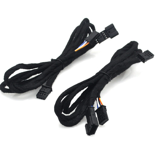Retrofit Rear footwell light Y-adapter splitter cable for BMW F30 F34 F11 F10 M3