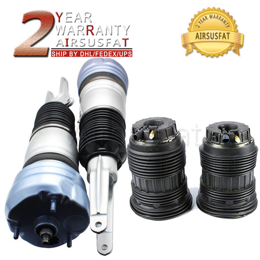 4pcs Front Air Suspension Shock Rear Air Spring for Porsche for Panamera 970 10-15