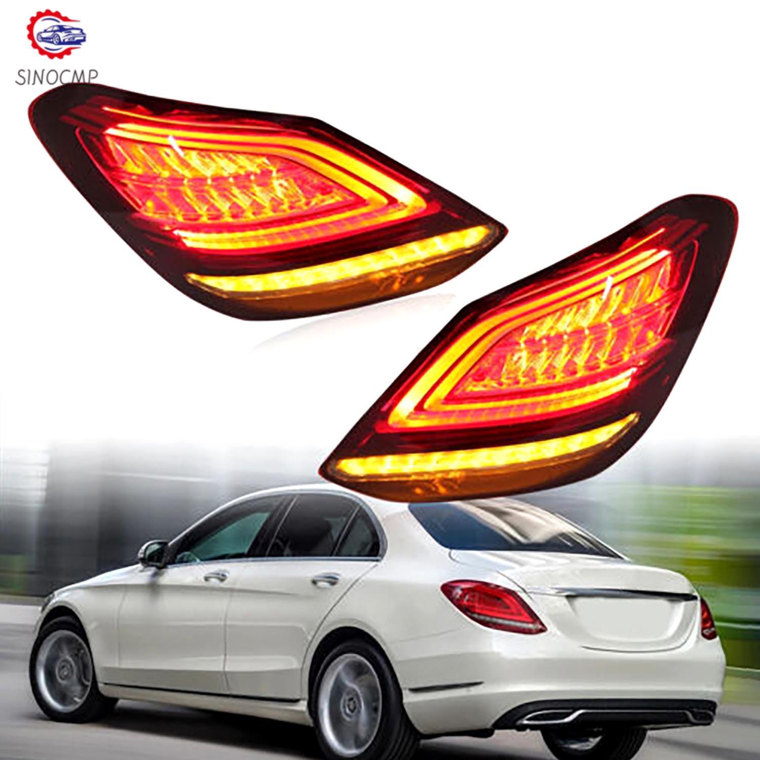 Tail Light Assembly Passenger Side Compatible with for Benz C Class C300 2014-2021