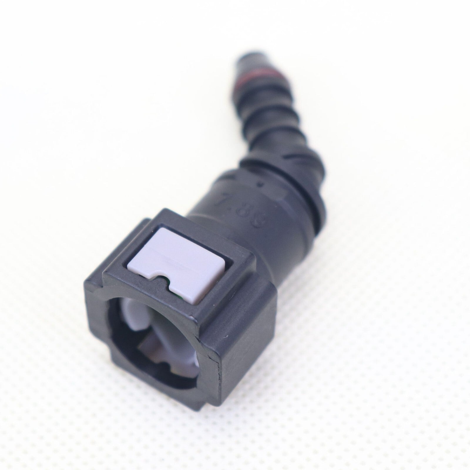 Fuel line quick-connect release disconnect hose 7.89 mm SAE 1/4 (6 mm) 45 degrees