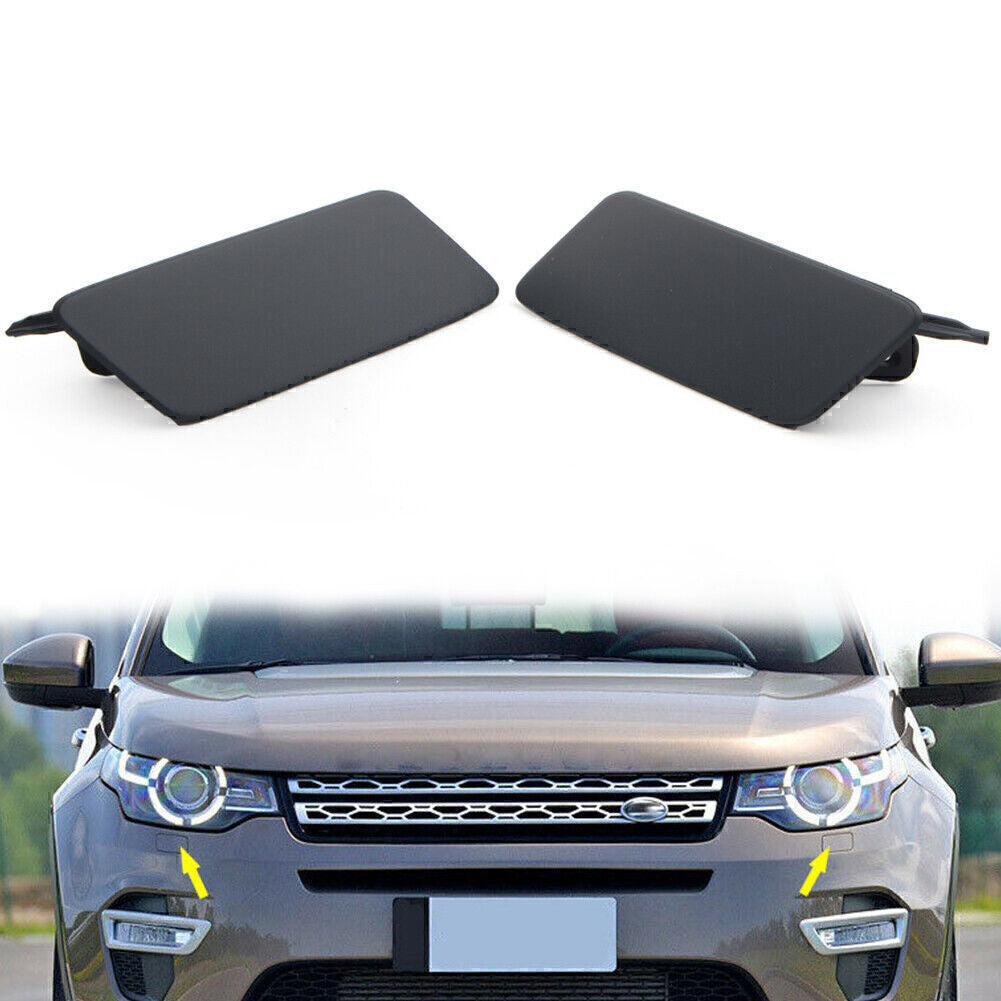 Pair Left Right Headlight Washer Cover for Land Rover Discovery Sport 2015-2019