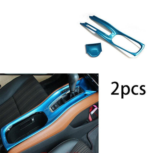 for Honda HR-V 2016-2019 2020 ABS blue console gear shift frame cover trim (1.5L